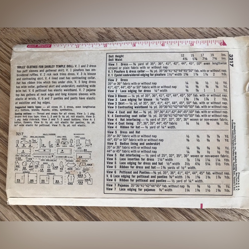 VTG Doll Clothes Pattern - Picture 2 of 4